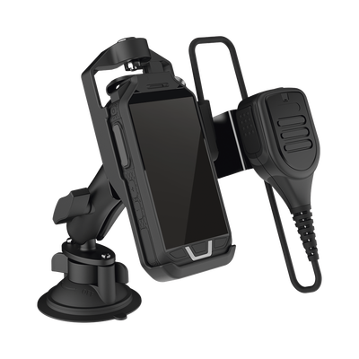 Base para Vehículo Compatible con RugGear RG725 y RG750, Incluye Puerto de Carga - Kompletum