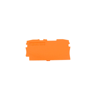 Placa final e intermedia; espesor 0,8 mm; naranja - Kompletum