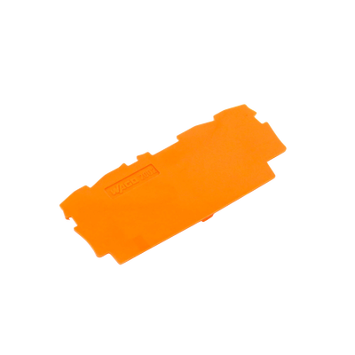 Placa final e intermedia; espesor 0,8 mm; naranja - Kompletum