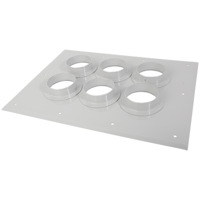 Placa pasamuro con capacidad de 6 botas de 4" ANDREW / COMMSCOPE