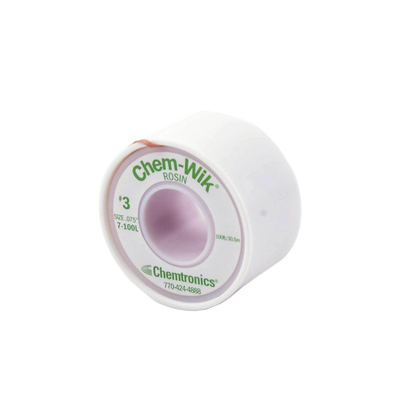Rollo de Desoldar Chemtronics, 100 ft, 30 mts, 0.075 inches. SYSCOM