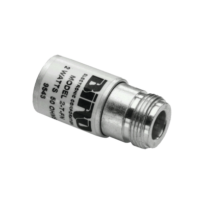 Carga Fantasma Coaxial, 50 Ohm, DC-6 GHz, 2 Watt, Conector N Hembra. BIRD TECHNOLOGIES