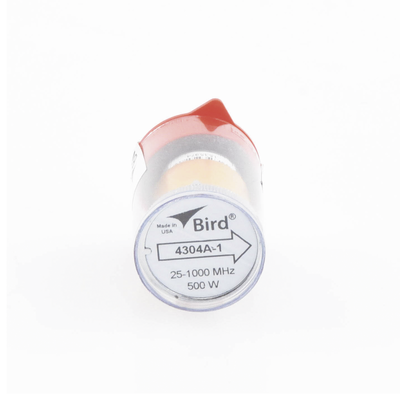 Elemento de Reemplazo en linea 7/8", de 5/ 15/ 50/ 150/ 500 Watt para Wattmetro BIRD 4304A, en el Rango de Frecuencia de 25-1000 MHz. BIRD TECHNOLOGIES