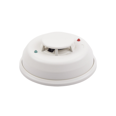 Detector Fotoelectrico de Humo de 4 Hilos con Relevador y Sensor de Temperatura, Serie i3 - Kompletum