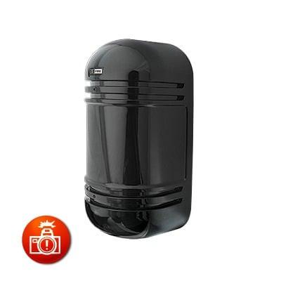Detector de rayo fotoeléctrico para 100 mts. Incluye receptor y transmisor SYSCOM