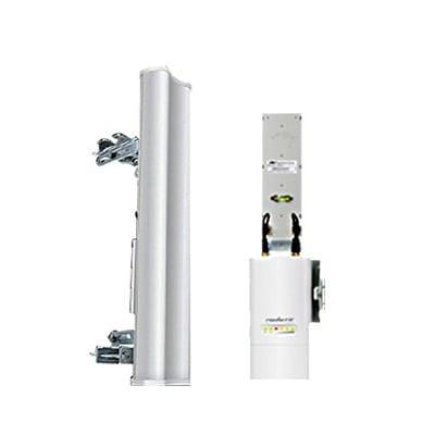 Antena sectorial para radio estaciones base airMAX Rocket-M9 de 120 grados cobertura horizontal, 900 MHz (902-928 MHz) de 13 dBi UBIQUITI