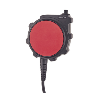 Unidad de Control PTT Savox C-C440 / Compatible con Radio de Dos Vías / Botón PTT Extra Grande / Soporte para Cascos Savox / IP66-IP67 / Botón de Emergencia Opcional - Kompletum