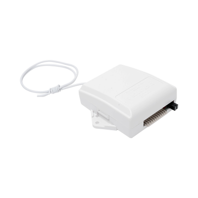 Receptor Universal con conexion directa al Keybus del panel de alarma con relevador auxiliar para abrir puertas de garage o aplicaciones de pulso momentaneo - Kompletum