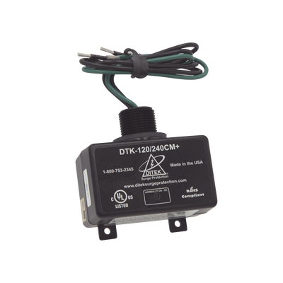 Dispositivo de Protección contra Sobretensiones de Fase Dividida de 120/240 VCA, Recomendado para Climas, Motores, Iluminación. DITEK