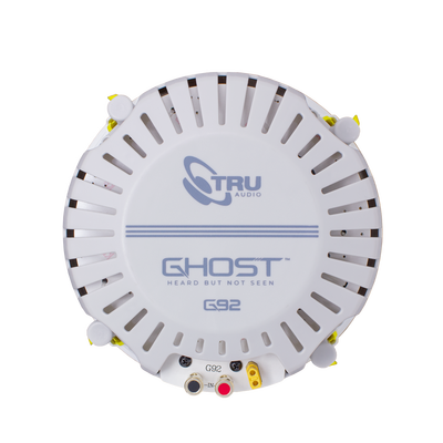 Ghost series, altavoz de 3 vías de plafón 9in, diseño trugrip sin herramientas, woofer de polipropileno blanco, 150w 8ohms - Kompletum