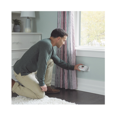 Detector Combo de Combinación de Gases Explosivos: Metano (GN), Propano (LP) y Monóxido de Carbono (CO), Con Pantalla Digital Retroiluminada, 120 Vca y Batería de Respaldo - Kompletum