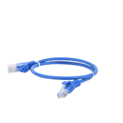 Cable de parcheo UTP Cat5e - 0.5 m - azul - Kompletum