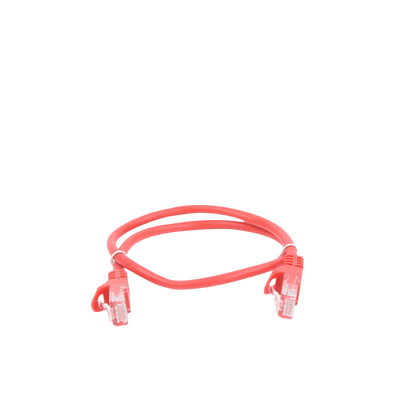 Cable de parcheo UTP Cat5e - 0.5 m - rojo - Kompletum