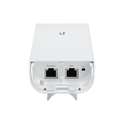 NanoStation airMAX M5 CPE, hasta 150 Mbps, frecuencia 5 GHz (5170-5875 MHz) con antena integrada de 16 dBi UBIQUITI