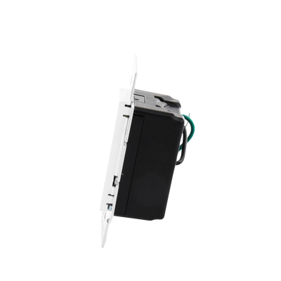 (Caseta Wireless) Atenuador de pared. Aumenta/Disminuye Intensidad de Iluminación. No requiere cable neutro. 150W LED / 600W INC/HAL - Kompletum