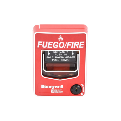 Estación Convencional de Jalón de Doble Acción, Restablecimiento con Cerradura. SILENT KNIGHT BY HONEYWELL