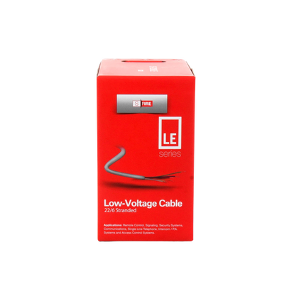 Bobina de 305 Metros / Cable de CCA / 6 x 22 AWG / Tipo Aluminio Revestido de Cobre / Aplicaciones en Control de Acceso / Alarmas de Intrusión/Control de Acceso / Automatización / Interfonos y TV Porteros - Kompletum