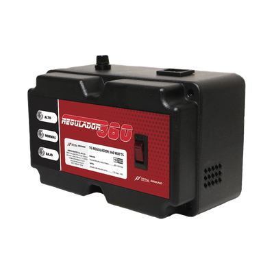 Regulador de Voltaje TOTAL GROUND de 450VA/360 Watts, 480 Joules de Protección L-N, L-G y N-G. - Kompletum