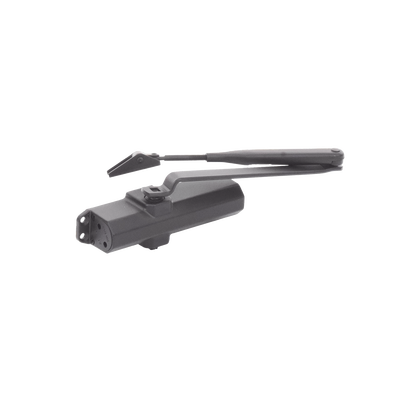 Cierrapuertas Fuerza 4/ Para puertas de hasta 1100 mm de Ancho/ Color Chocolate Oscuro /Certificación UL/ Ideal Puertas Madera - Kompletum