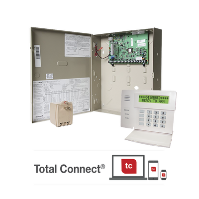 Panel de Alarma IP con Teclado Alfanumerico programador con 4 Zonas directamente en el teclado - Kompletum