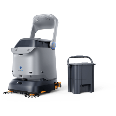 Robot de Limpieza Automático C40 / Modo de Limpieza Doble Barrido + Aspirado / Potencia de Succión 23500Pa / Tanque de Agua Limpia 16L / Tanque de Agua Sucia 14L / Batería LFP 25.6V 50Ah / Pantalla de Operación 11.6 Pulgadas / - Kompletum