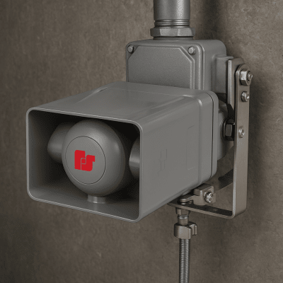 Altavoz táctil no amplificado de 100 W para interior/exterior para voz y tono de alta potencia para ubicaciones peligrosas - Kompletum