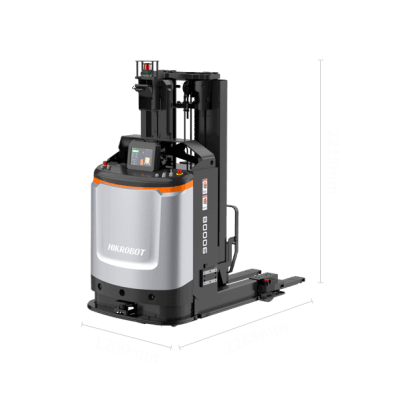 Robot Móvil de Montacargas MR-F5-1600-HI(CE) / Capacidad de Carga 1600 kg / Navegación SLAM / Velocidad Máxima 1.5 m/s / Elevación 3000 mm / Wi-Fi / Auto-Carga / Protecciones de Seguridad Múltiples - Kompletum