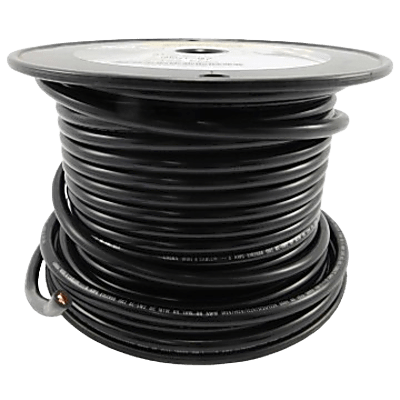 Cable Primario Marino Color Rojo Calibre 8 AWG / 100 Pies Rollo / PVC Retardante de Llama Negro / Cobre Estañado Clase K / 600V 105°C / Cumple UL 1015-1028-1230-1231 - Kompletum