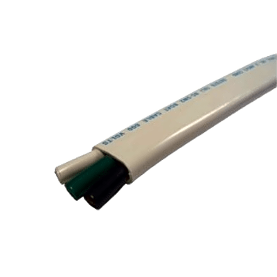 Cable Marino Cobra 12/3 Triplex / Calibre 12 AWG / 100 pies (30.48 m) / Cubierta PVC Retardante de Llama / 600V / Temperatura 105°C Seco y 75°C Húmedo / Cumple UL 1426, UL Listed BC-5W2, ABYC y US Coast Guard - Kompletum