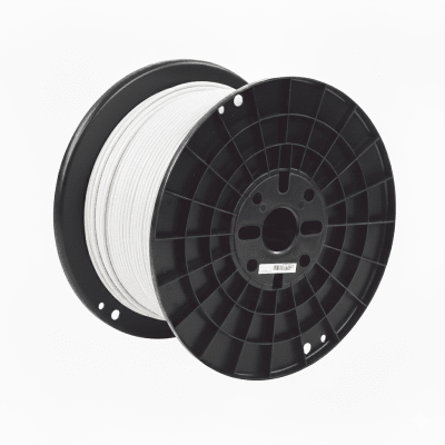 Bobina de Cable UTP de 4 Pares, Cat6A, 23 AWG, CMP (Plenum), Color Blanco, 305m - Kompletum