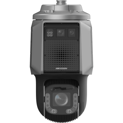 Cámara PTZ con Radar Triple Cámara Integrada / Detección de Intrusión por Radar / Rango de Detección 500 m / 32x Zoom Óptico / IP67 - Kompletum