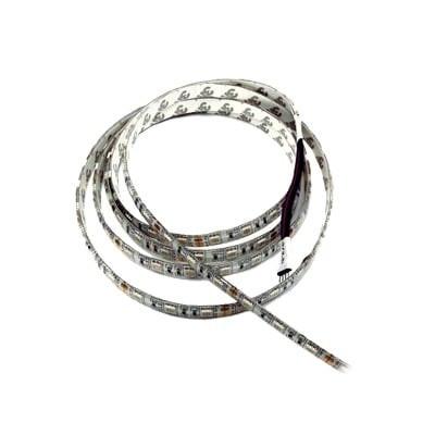 Tira LED RGB (Enciende en color Verde, Rojo )  /Ideal para agregar iluminación a las plumas vehiculares - Kompletum