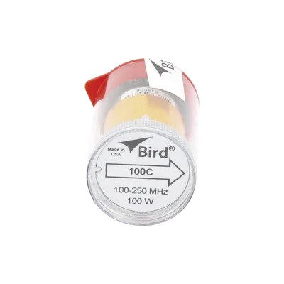 Elemento de 100 Watt en Línea 7/8" para Wattmetro BIRD 43 en Rango de Frecuencia de 100 a 250 MHz. BIRD TECHNOLOGIES
