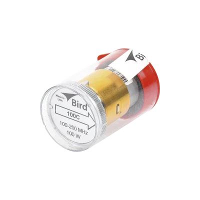 Elemento de 100 Watt en Línea 7/8" para Wattmetro BIRD 43 en Rango de Frecuencia de 100 a 250 MHz. BIRD TECHNOLOGIES