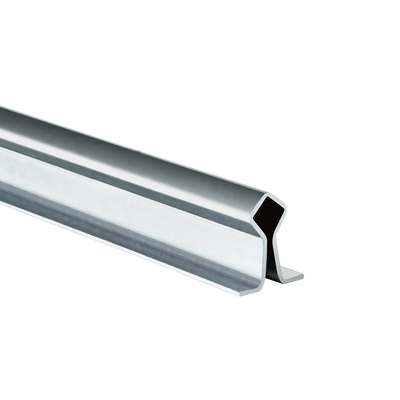 Guía de Piso Para Ruedas Tipo V de 6m / Para Empotrar / Fabricada en Acero Galvanizado - Kompletum