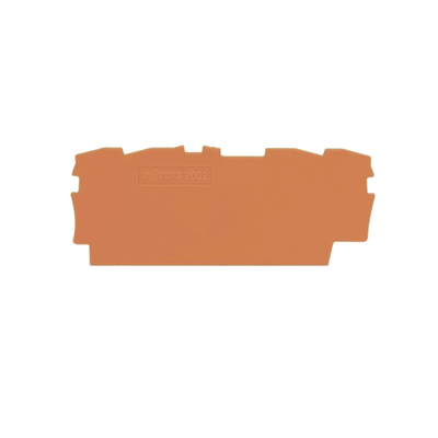 Placa final e intermedia; espesor 0,8 mm; naranja - Kompletum