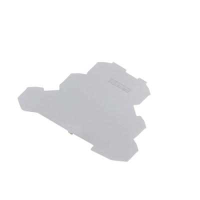 Placa final e intermedia; espesor 0,8 mm; gris - Kompletum