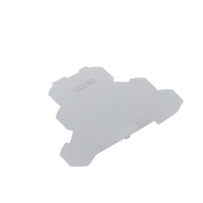 Placa final e intermedia; espesor 0,8 mm; gris - Kompletum