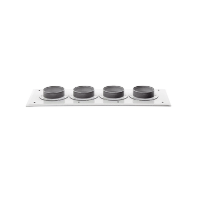 Placas pasamuro con capacidad de 4 botas de 4" ANDREW