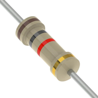 Resistencia de Potencia en Oxido de Metal, 1 K Ohm, 1 Watt, 5% ROHS Comp., 3.5 x 10 mm. SYSCOM