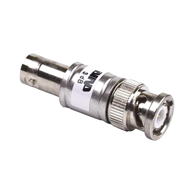 Atenuador en Línea de 3 dB, 2 Watt Máx., CD-4 GHz, Conectores BNC Macho-Hembra. BIRD TECHNOLOGIES