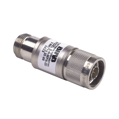Atenuador en Línea de 20 dB, 2 W. Máximo, CD-4 GHz, Conectores N Macho-Hembra. BIRD TECHNOLOGIES