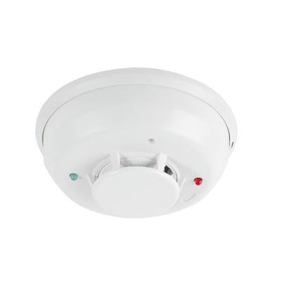 Detector Fotoelectrico de Humo de 4 Hilos con Relevador y Sensor de Temperatura, Serie i3 - Kompletum