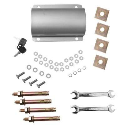Kit de Accesorios para Barrera Vehicular. Incluye Tornillos, Abrazaderas y llaves. SYSCOM