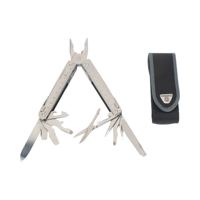Navaja Victorinox Multiherramienta SwissTool X con 26 Funciones. Incluye Funda de Nylon VICTORINOX