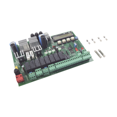 Tarjeta electronica para motores de dos hojas abatibles con decodificación radio incorporada - Kompletum