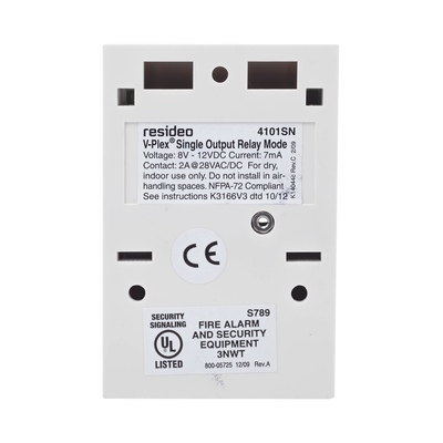 Modulo de expansión Vplex de una zona con Relevador HONEYWELL HOME RESIDEO