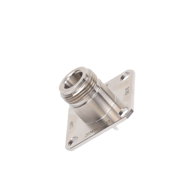 Conector N Hembra de Cambio Rápido / Wattmetro BIRD 43, 4304, 4 perforaciones a 18 mm, Níquel/ Plata/ Teflón.â€‹ BIRD TECHNOLOGIES