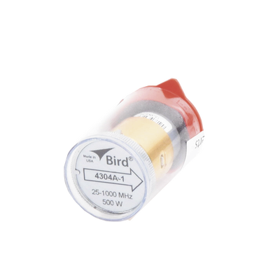 Elemento de Reemplazo en linea 7/8", de 5/ 15/ 50/ 150/ 500 Watt para Wattmetro BIRD 4304A, en el Rango de Frecuencia de 25-1000 MHz. BIRD TECHNOLOGIES