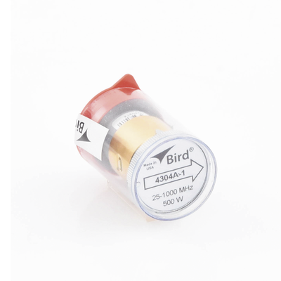 Elemento de Reemplazo en linea 7/8", de 5/ 15/ 50/ 150/ 500 Watt para Wattmetro BIRD 4304A, en el Rango de Frecuencia de 25-1000 MHz. BIRD TECHNOLOGIES